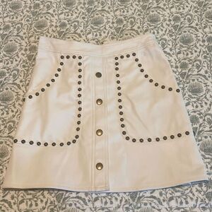 Gianni Bini leather mini skirt